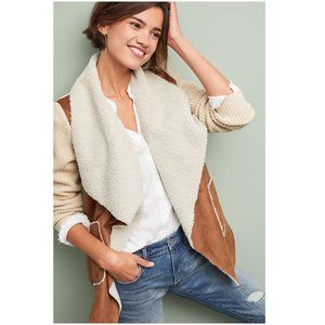 Anthropologie Tan and Cream Cardigan